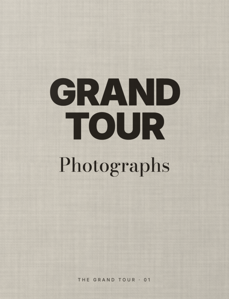 The Grand Tour, the book